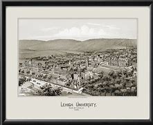 Image result for 1864 Map of Lehigh University