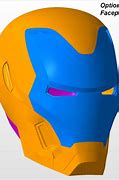 Image result for Iron Man Helmet 3D File