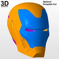 Image result for Iron Man Mark 47 3D Print Helmet