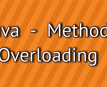 Image result for Method Overloading Definition in Java