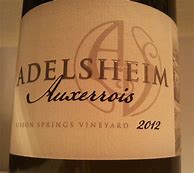 Image result for Adelsheim Auxerrois Blanc Ribbon Springs