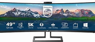 Image result for Philips Curved Monitor 49