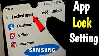 Image result for Samsung App Lock