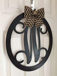 Image result for Oval Wood Door Hangers