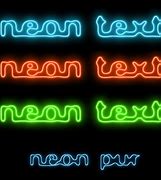 Image result for Neon Text Effect