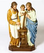 Image result for Holy Family Statue Painting
