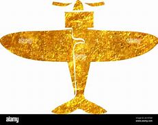 Image result for Airplane Gold Foil Images