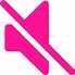 Image result for Mute Button Pink