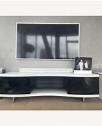 Image result for Curved TV Console
