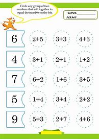 Image result for Kids Math Exercises