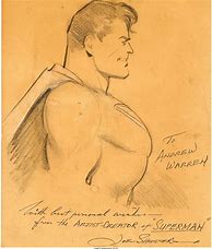 Image result for Picture of Joe Shuster Drawings