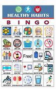 Image result for Healthy Habits Bingo Card