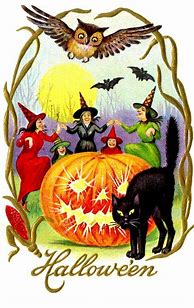 Image result for Vintage Halloween Postcards