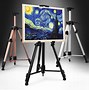 Image result for Canvas Painting with Easel Stand