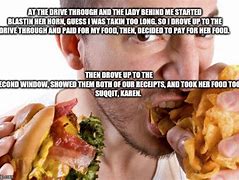 Image result for Fast Food Drive Thru Meme