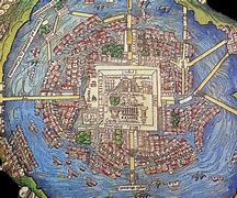 Image result for Present Day Tenochtitlan Map