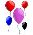 Image result for Five Balloons Clip Art
