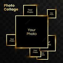 Image result for Gold Photo Collage Frame