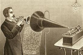 Image result for Thomas Alva Edison Phonograph