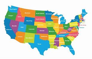 Image result for States Color Map