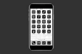 Image result for iPhone 14 Image with Apps Black and White