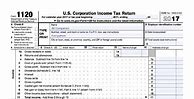 Image result for Example of Form 1120