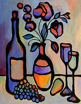 Image result for Contemporary Abstract Still Life Paintings
