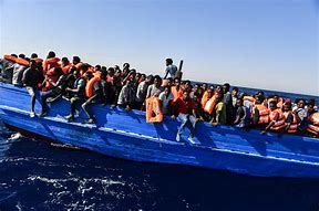Image result for Migrants in Mediterranean Sea