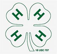 Image result for 4-H Clover Clip Art Free