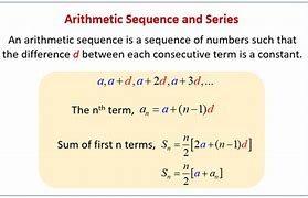 Image result for Sequences and Series Equations