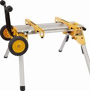 Image result for De Walt Table Saw Stand with Wheels