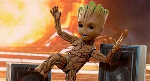 Image result for Baby Groot Dancing to Mr Blue Sky