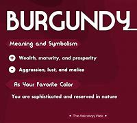 Image result for burgundy colors meanings