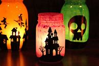 Image result for Mason Jar Halloween Crafts