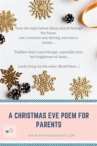 Image result for Christmas Eve Eve Poems