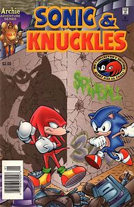 Image result for Archie Sonic Defeats Enerjak Knuckles