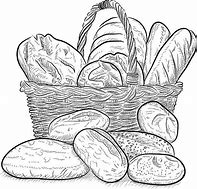 Image result for Bread Basket Clip Art Black and White