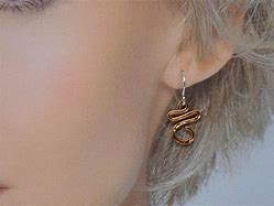 Image result for Curly Brackets Earrings