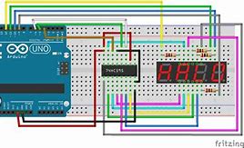 Image result for 4 Digit 7-Segment Display Arduino