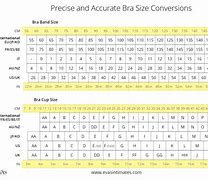 Image result for International Bra Size Conversion Chart
