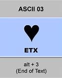 Image result for ASCII Characters for Card Suit