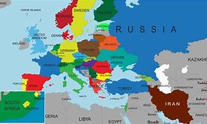 Image result for Europe Map Countries/Cities