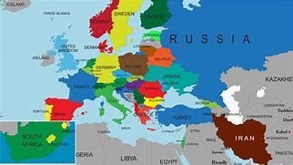 Image result for Old Map of Europe with Countries