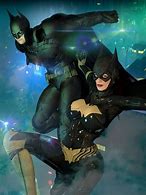 Image result for Batman Batgirl Chest Touch