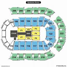 Spokane Arena Seating Chart Seating Charts Amp Tickets
