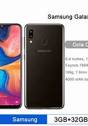 Image result for Samsung Galaxy A20 Full Specification