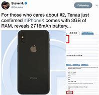 Image result for iPhone X Battery Mah
