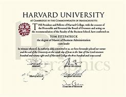Image result for Harvard Diploma President Signature