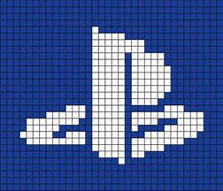 Image result for PS Logo Pixel Art