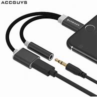 Image result for iPhone 7 Aux Cord and Charger Adapter